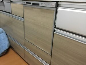 広島キッチン取付け隊　浅型を深型食洗機に取替　施工前